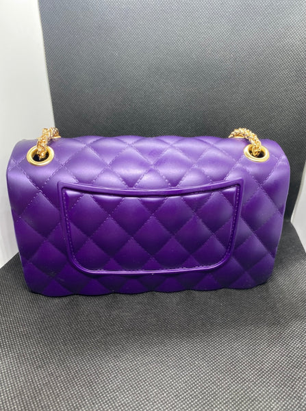Jelly Crossbody Bag - Purple