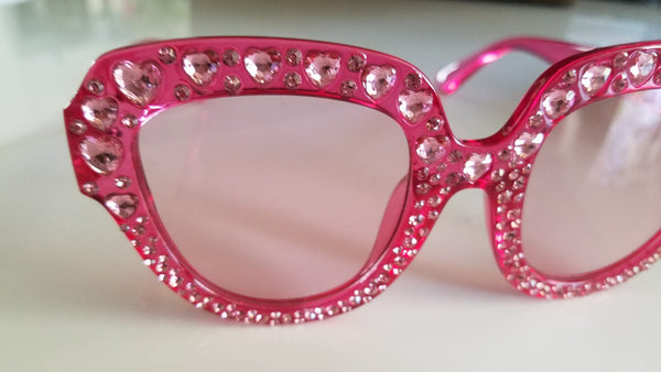 Pink Bling Glasses