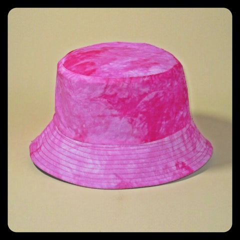 Tie Dye Bucket Hat - Pink